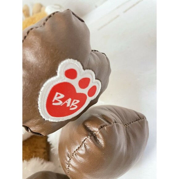 Dancer Christmas Reindeer Brown Build A Bear Workshop Plush Medallion Collar 19" - Picture 9 of 10